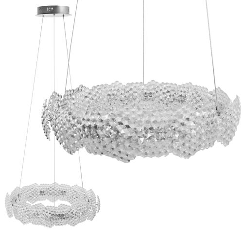Люстра LED MS017-CP Chrome 57cm