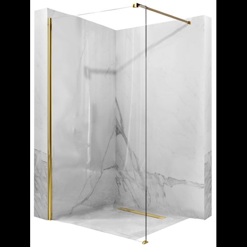 Shower screen Rea Aero Gold N 80 Walk In