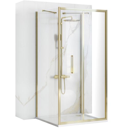 Shower enclosure REA Rapid Fold Gold