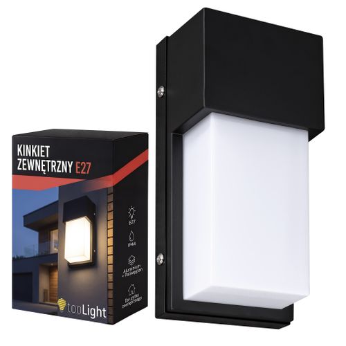 Lampa elewacyjna Kinkiet JNH034-G Czarna