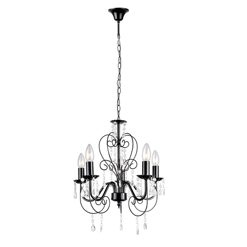 Lampada da soffitto EBT010-5CP BLACK