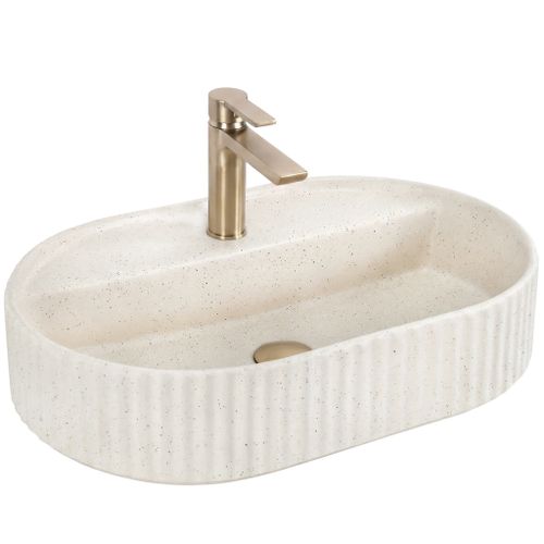 Umyvadlo na desku REA Marcela 60 Vanilla