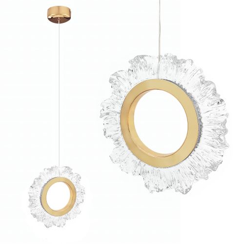 Люстра LED LHJ102-1CP GOLD