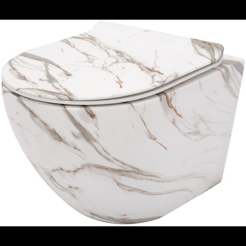 Taza de inodoro WC REA Carlos Slim Lava Mat