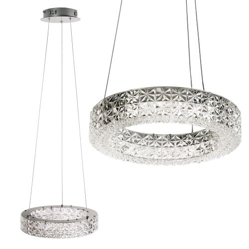 LAMPA WISZĄCA LED MS003-CP Chrom