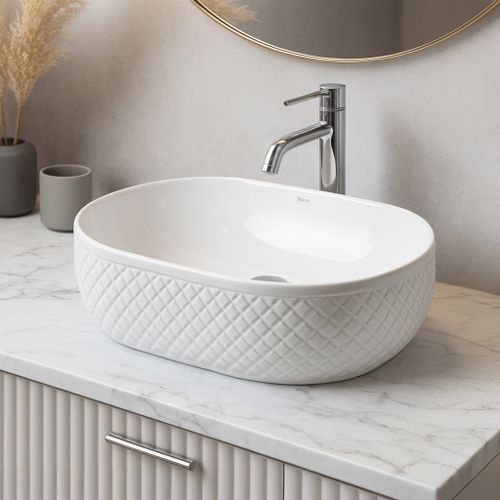 Lavabo sobre encimera Rea Oktawia