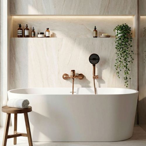 Kádcsaptelep PREMIUM REA Vision Brush Copper