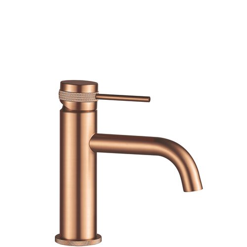 Смесител за мивка Rea Lungo Grip Brush  Copper low