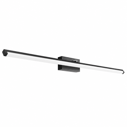 LAMPADA DA PARETE DA BAGNO LED SOPRA SPECCHIO 20W 100CM APP375-1W NERO