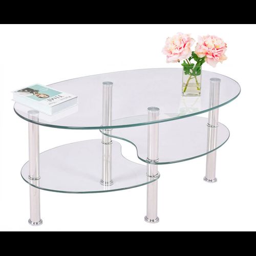Glass coffee table CT-001 Clear/Clear