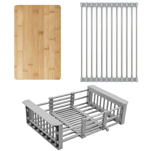 Küchenspülen-Zubehörset 3-teilig REA Grey