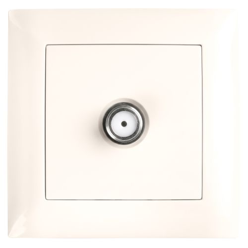 Prise Antenne avec Cadre OSTE JNH012-A BEIGE