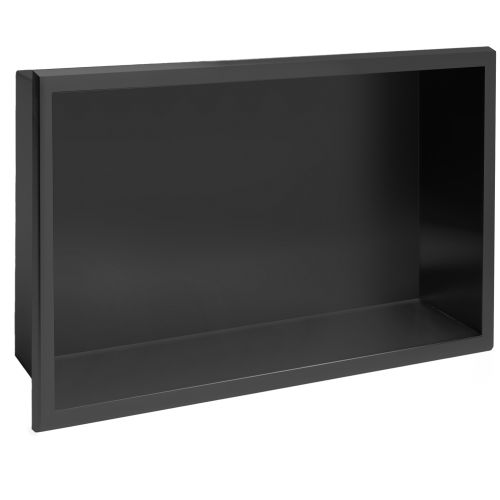 bathroom shelf 30x30 matte black