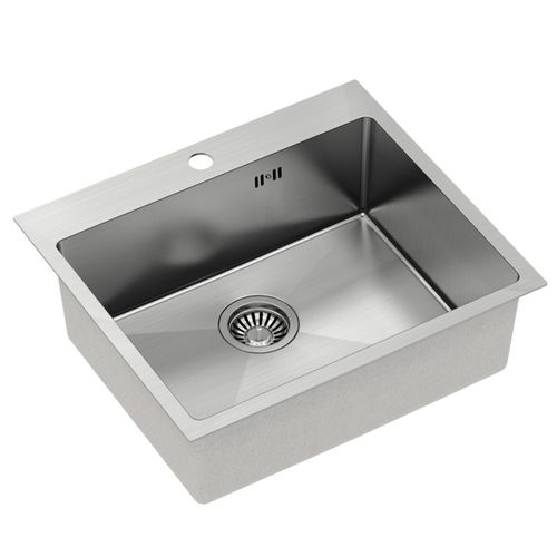 Stainless steel sink RUSSEL 110 BRUSH NICKEL