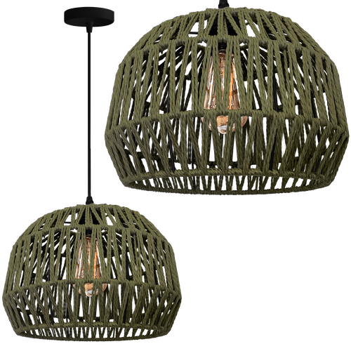 Lampa zielona Boho APP1293-1CP