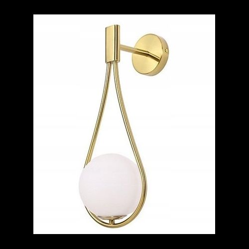 Wandlampe Glas Kugel Gold APP603-1W