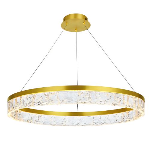 Люстра LED LHJ047-CP 80 cm GOLD