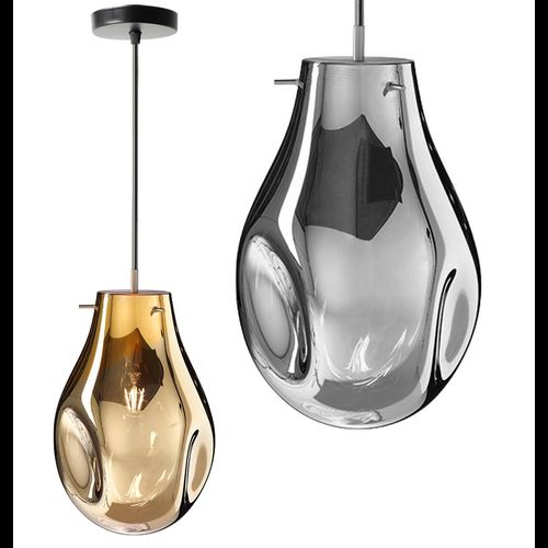 Lampa Sufitowa Wisząca Szklana APP328-1CP Amber