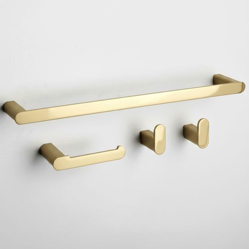 Badezimmer-Accessoire-Set Mati Gold 4-teilig