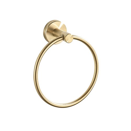 Закачалка за баня Ring 6610 Brush Gold