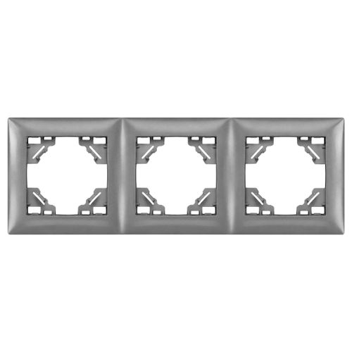 Trojnásobný rámik pre zásuvky OSTE JNH015-3F Grey