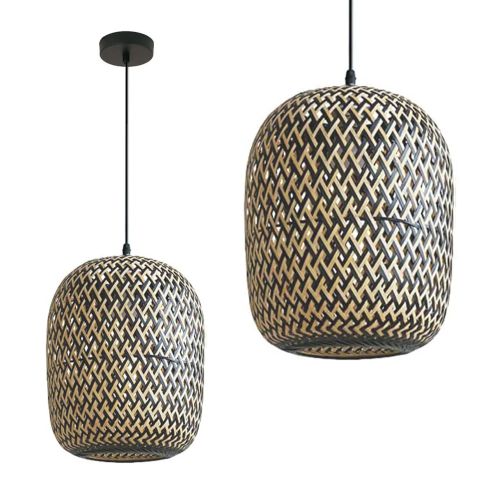 LAMPA SUFITOWA WISZĄCA BOHO BAMBOO APP1542-1CP