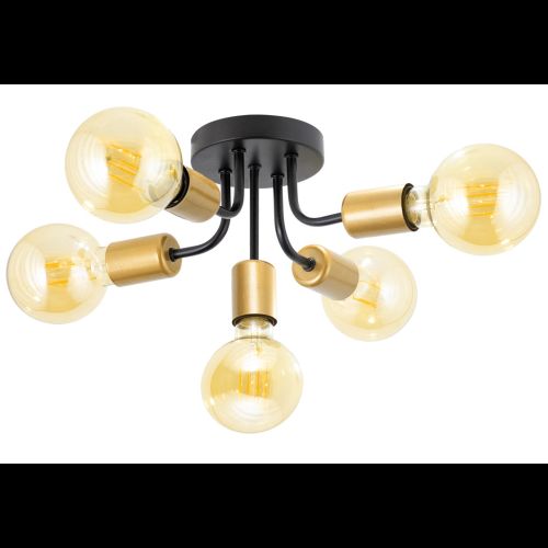 Lampa APP1118-5C Black Gold
