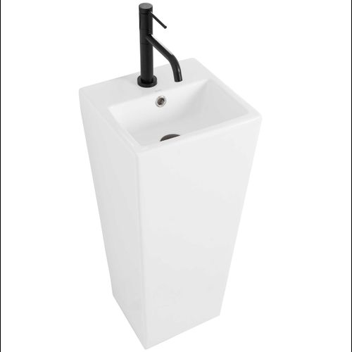 Lavoar de podea freestanding Rea Kamila Alb Ceramica Sanitara