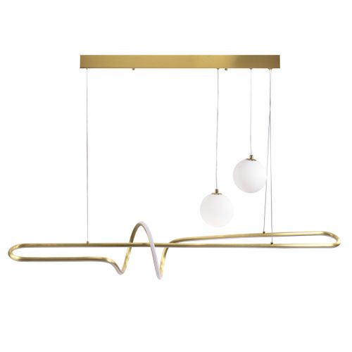 Люстра LED LHJ039-CP BRUSH GOLD