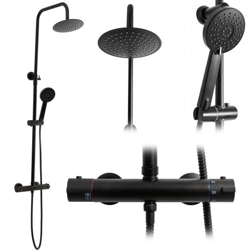 Shower set CALANI DAYTON BLACK