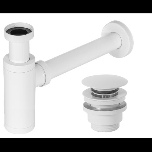 Univerasl Basin siphon basin click-clack  White