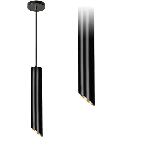 LAMPĂ MODERNĂ PLAFON CU AURĂ NEAGRA 20 CM APP573-1CP