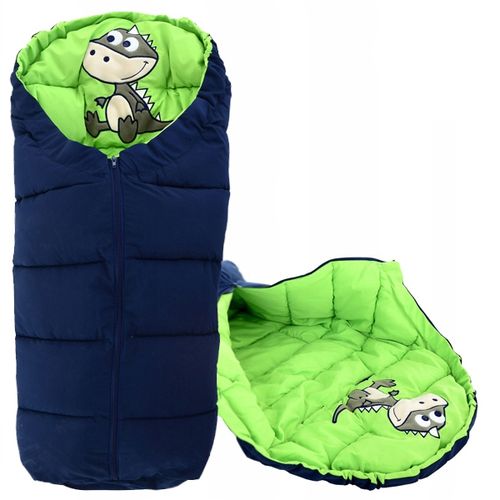 Baby sleeping bag 4in1 Dino Navy-Green