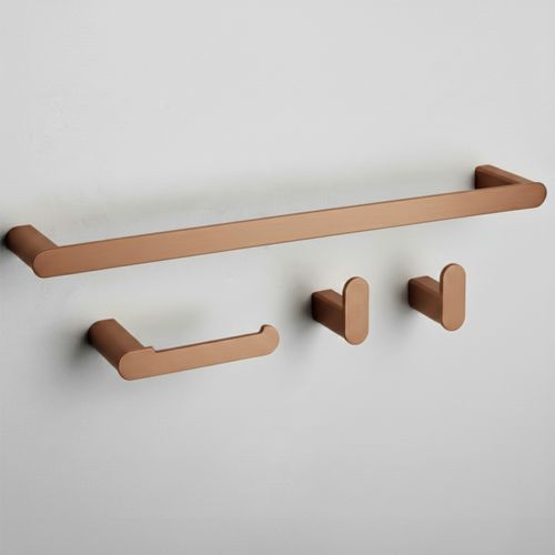 Badezimmer-Accessoire-Set Mati Brush Copper 4-teilig