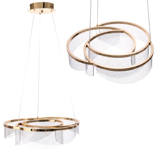 Stropní svítidlo LED G138-CP 50cm Gold