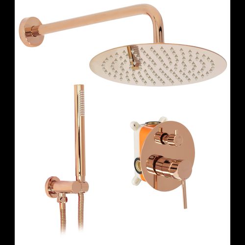 Set doccia da incasso Rea Lungo Rose Gold + BOX