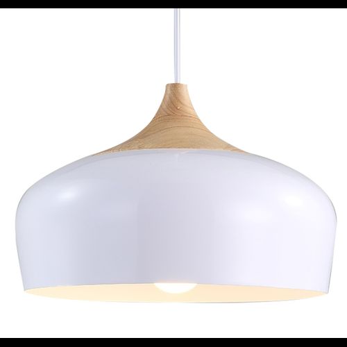 Samostatná závěsná stropní lampa Bari bílá