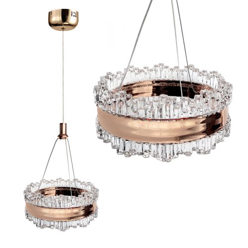 Crystal Pendant Lamp LED LHJ099-CP GOLD