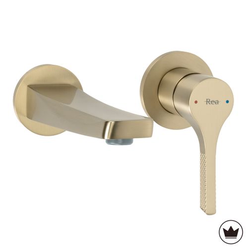 Unterputz-Waschtischarmatur REA Maxim Brush Gold + BOX