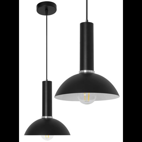 Samostatná závěsná stropní lampa OSTI C černá