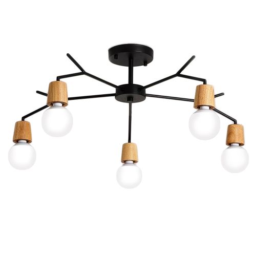 Plafoniera din metal stil scandinav APP694-5C