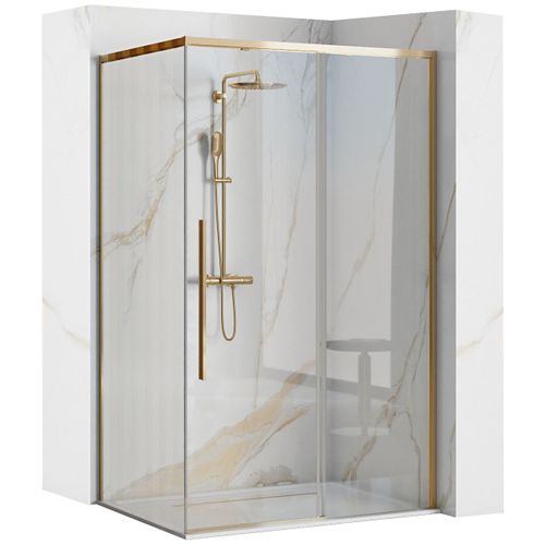 Shower enclosure SOLAR GOLD 80x100