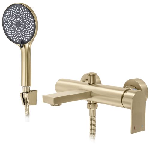 Смеситель для ванны REA Hunter Brush Gold