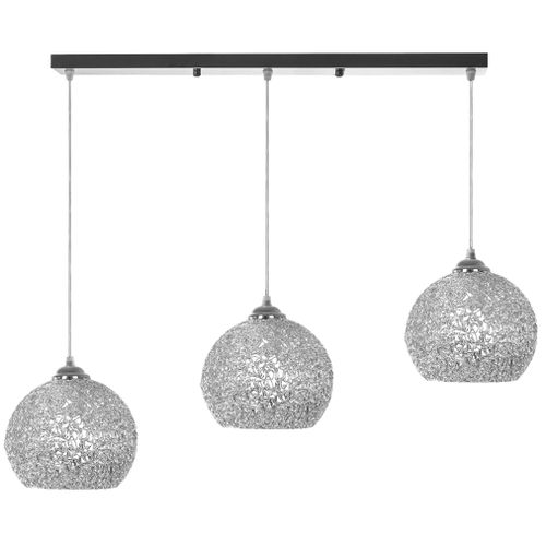 Stropná lampa závesná Triple Metal Chrome app633-3cp