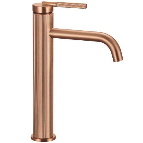 Bathroom faucet Rea Argon Brush Copper high