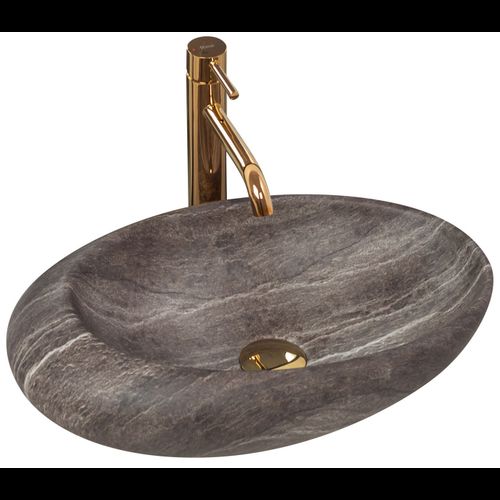 Lavabo da appoggio Rea Roxy A Stone D. Grey