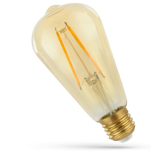 Teplá LED žiarovka E-27 230V 2W Edison 14077