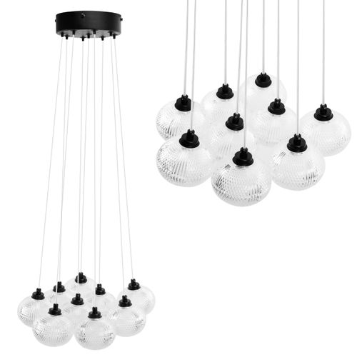 Mennyezeti lámpa MS022-9CP Black