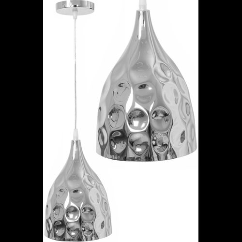 Lampa wisząca lustrzana APP278-1CP SREBRNA