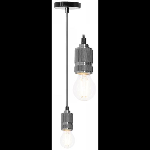 Lampada Da Soffitto Pensile Montatura Chome Black APP350-1CP